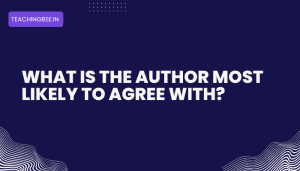 What Is The Author Most Likely To Agree With